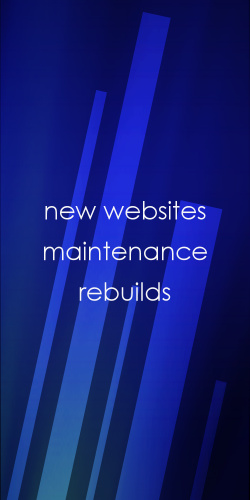 New websites, Rebuild, Maintenance