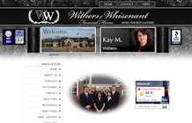 web design portfolo: Withers and Whisenant Funeral Home