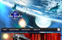 web design portfolo: Fox Games Company