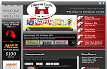 web design portfolo: Crimson Castle Games