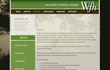 web design portfolo: Green Home South