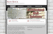 web design portfolo: Redi Rock Architectural Wall Solutions