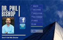 web design portfolio: Phil Bishop