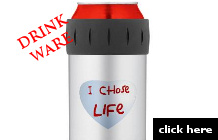I chose life drinkware